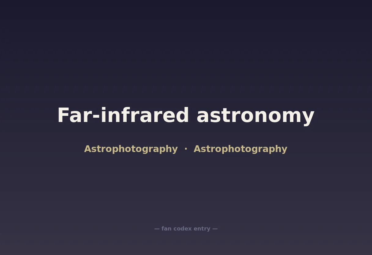 Far-infrared astronomy