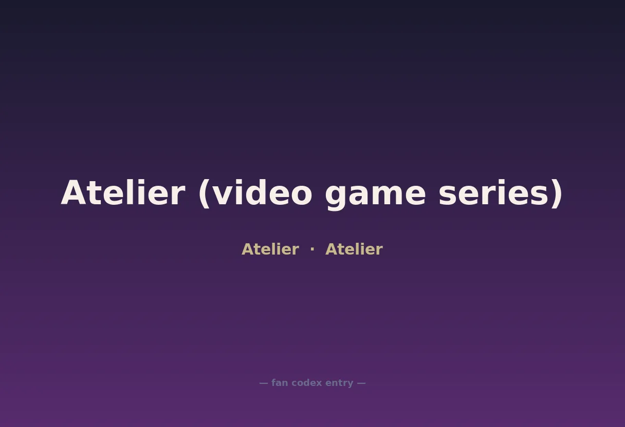 Atelier (video game series)