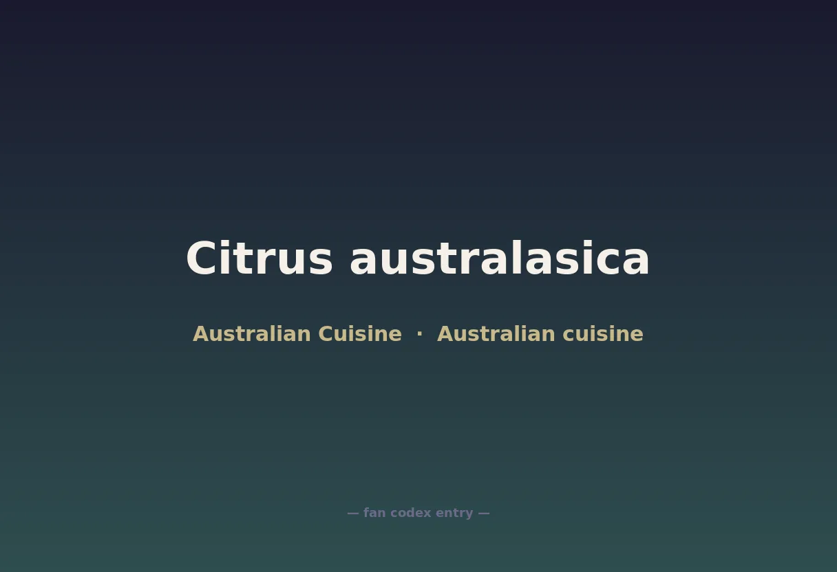 Citrus australasica