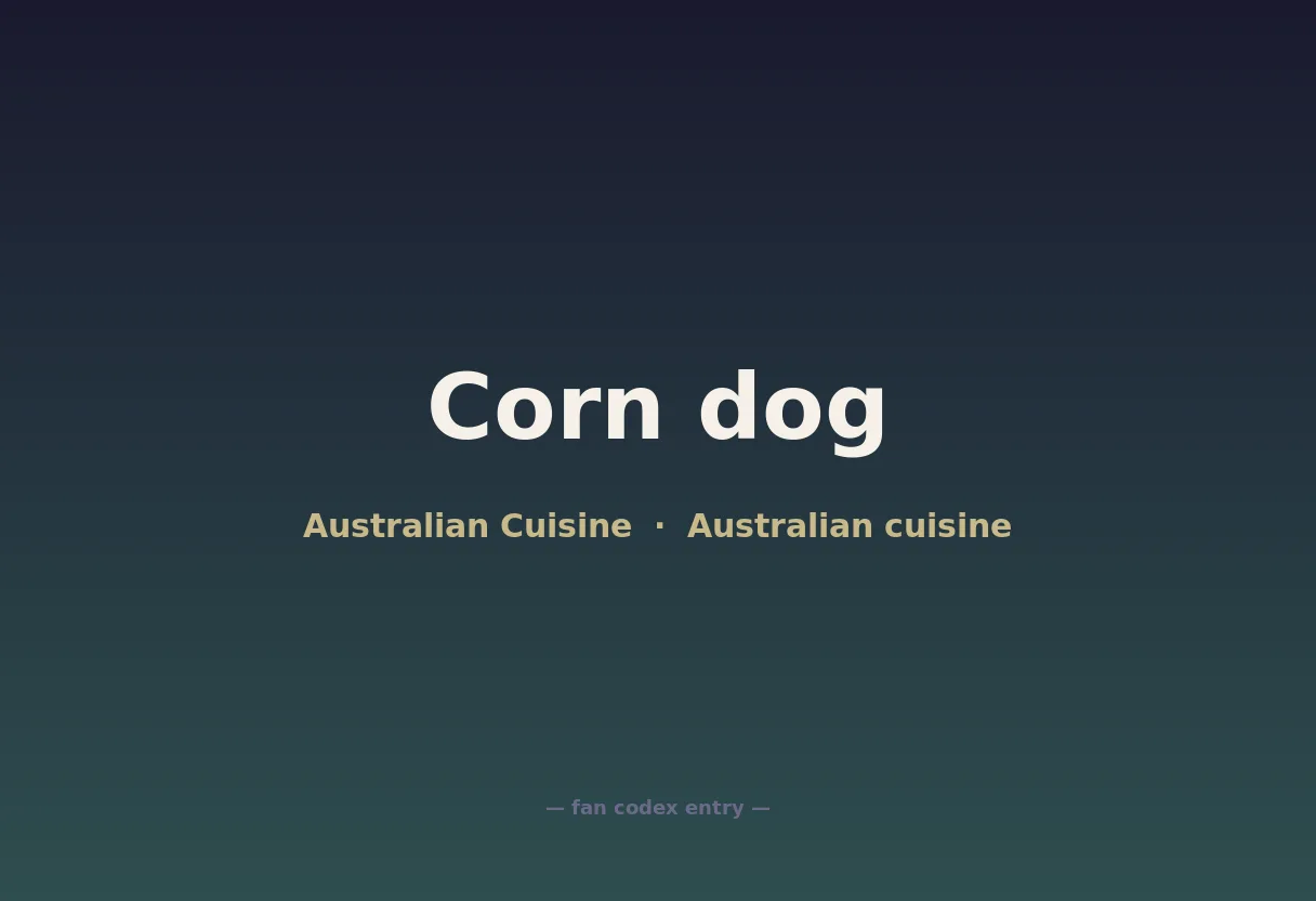 Corn dog