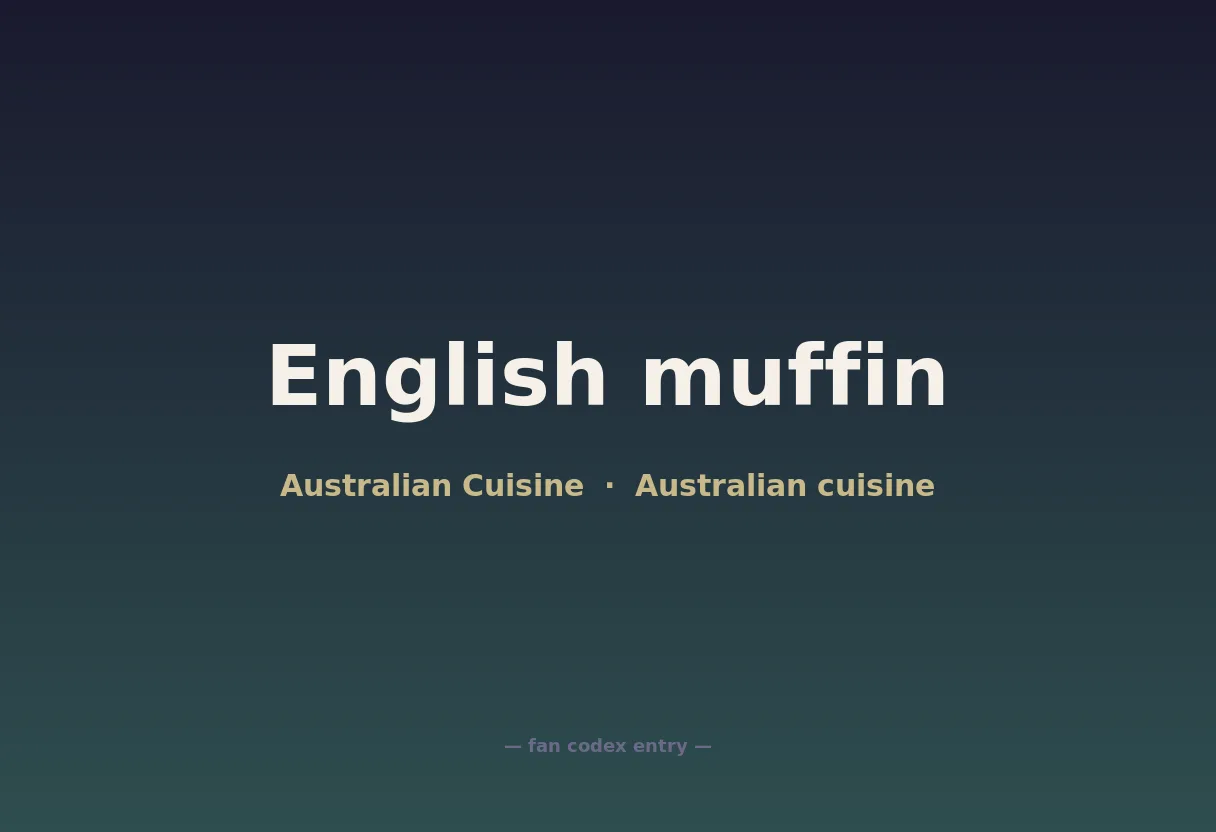 English muffin