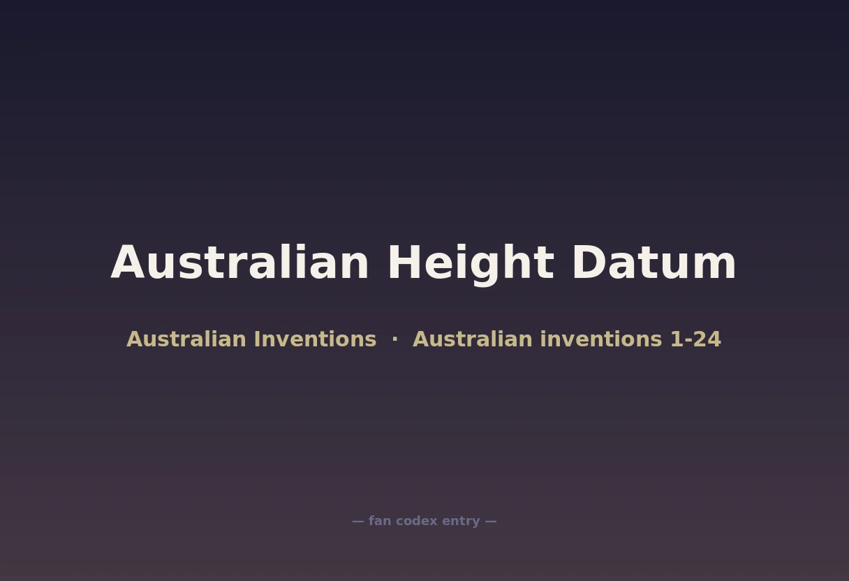 Australian Height Datum
