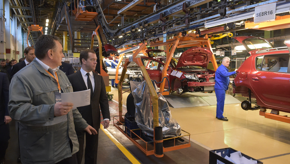 A visit to "AvtoVAZ" - January 22, 2016