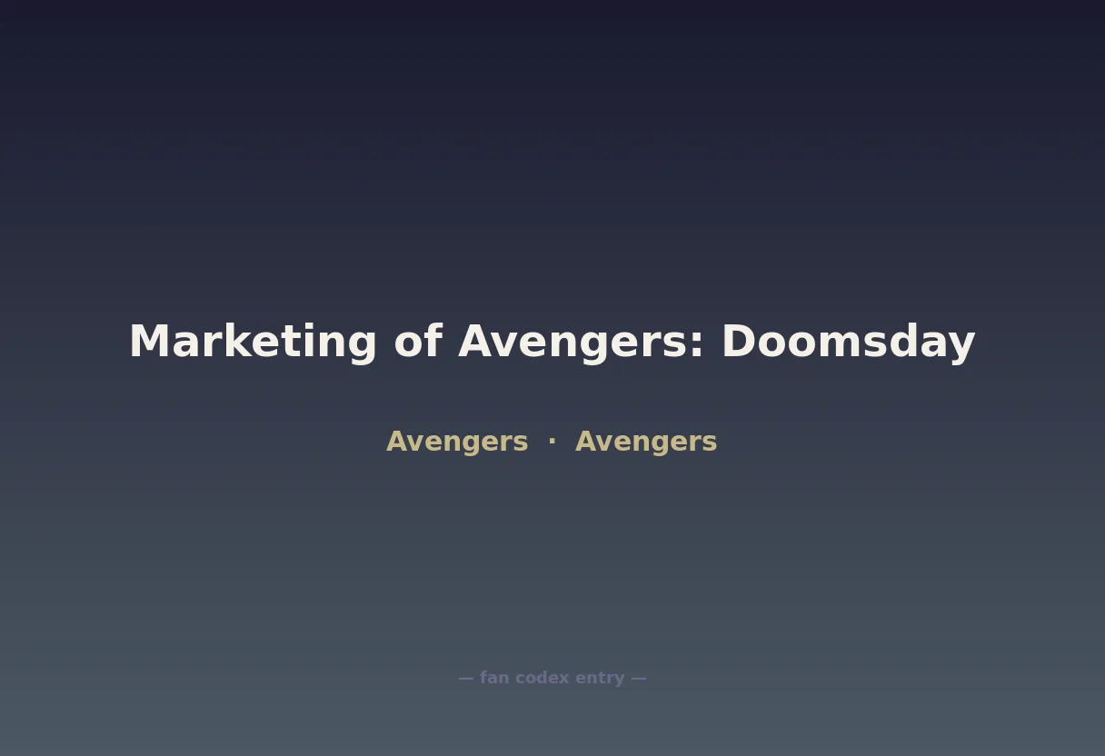 Marketing of Avengers: Doomsday