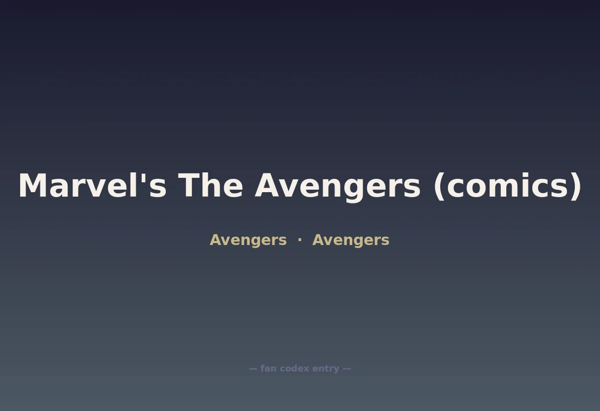 Marvel's The Avengers (comics)