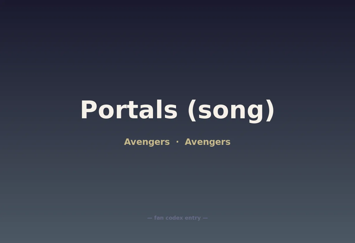 Portals (song)