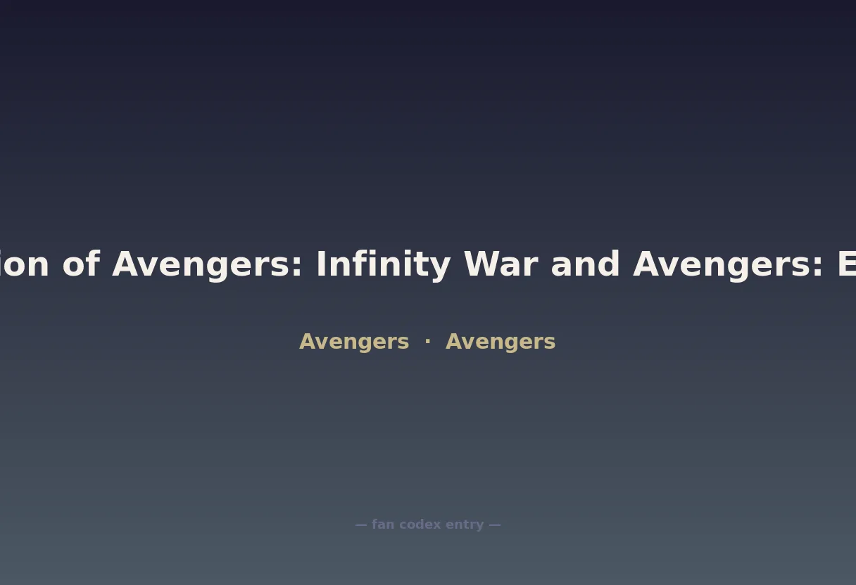 Production of Avengers: Infinity War and Avengers: Endgame