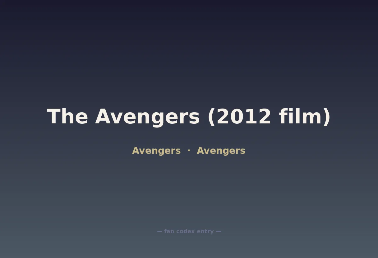 The Avengers (2012 film)