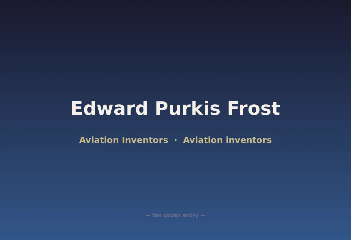 Edward Purkis Frost