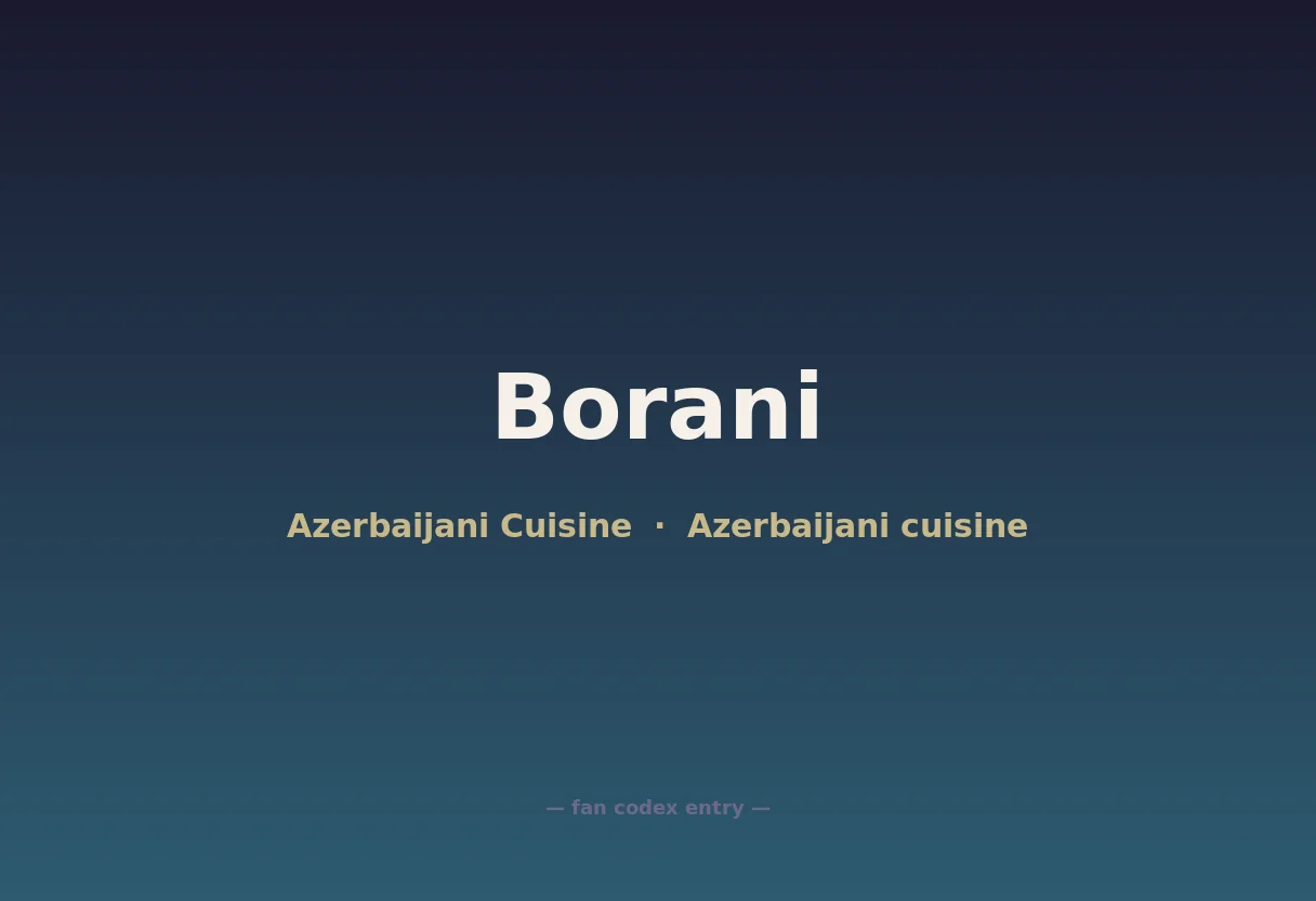 Borani