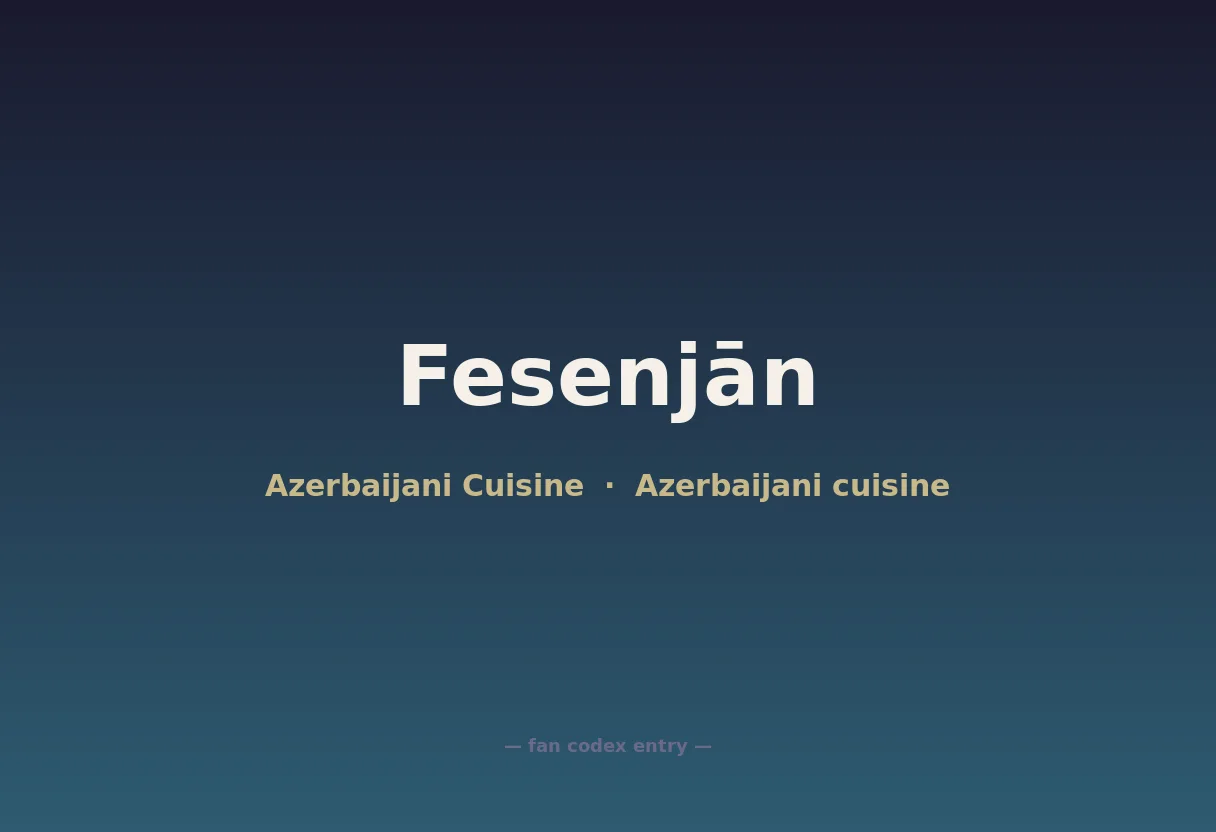 Fesenjān