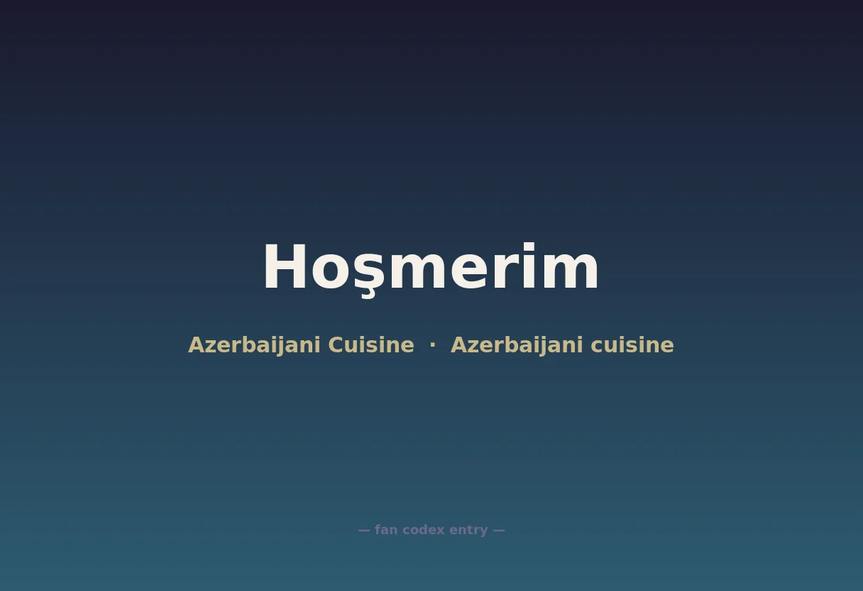 Hoşmerim