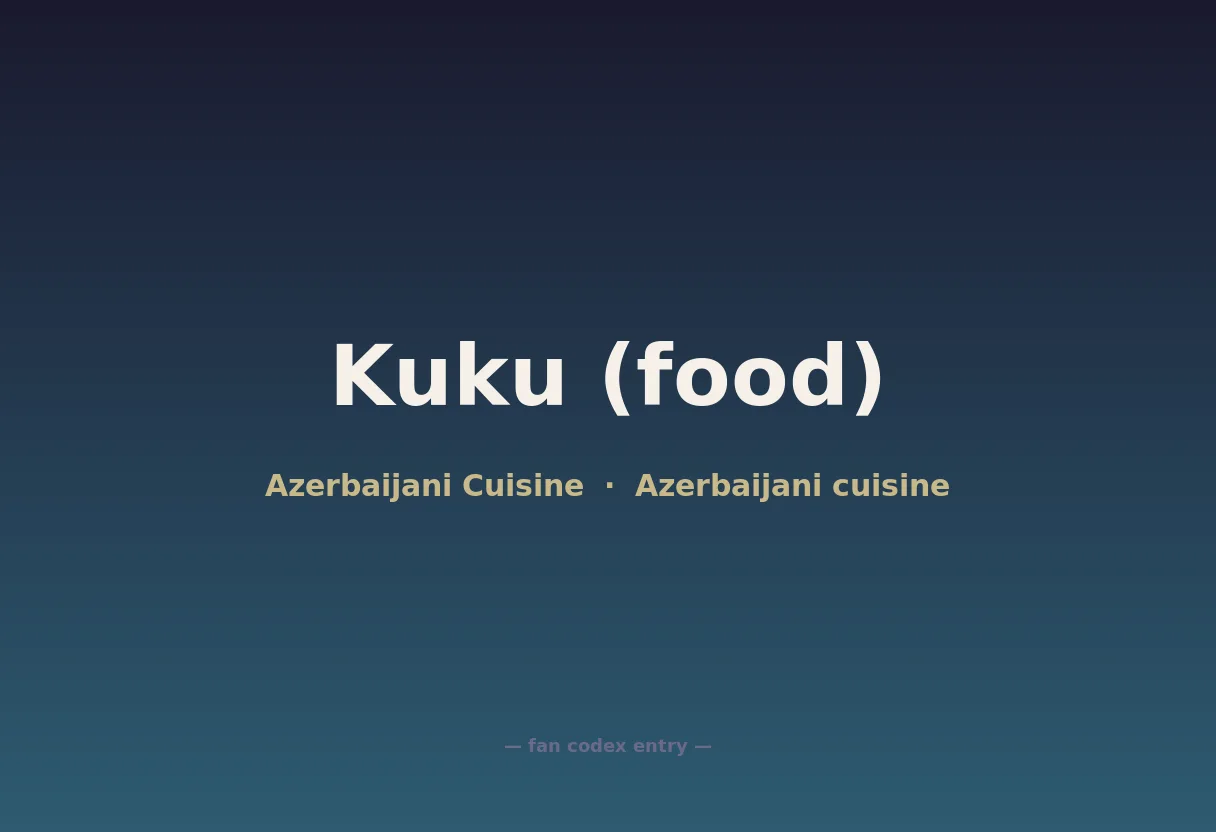 Kuku (food)
