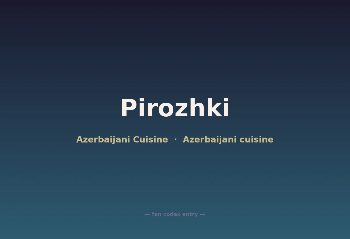 Pirozhki