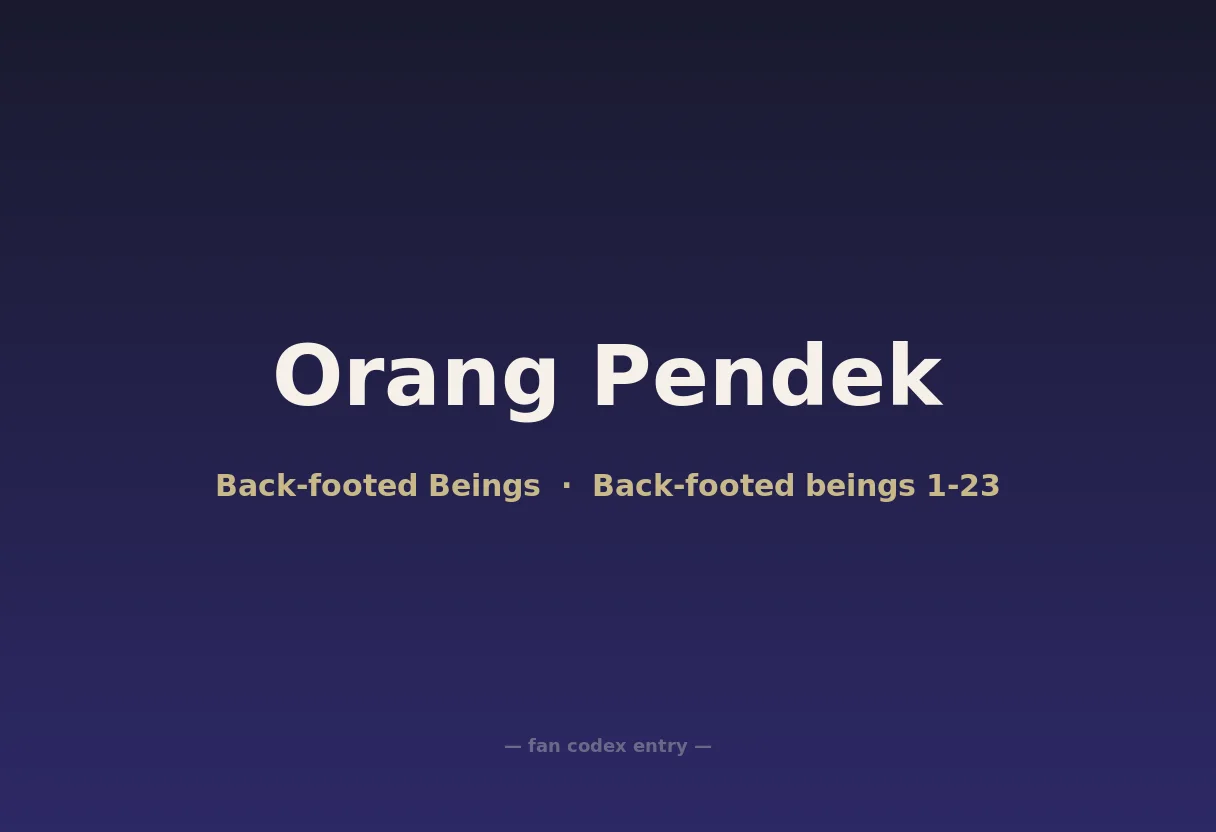 Orang Pendek