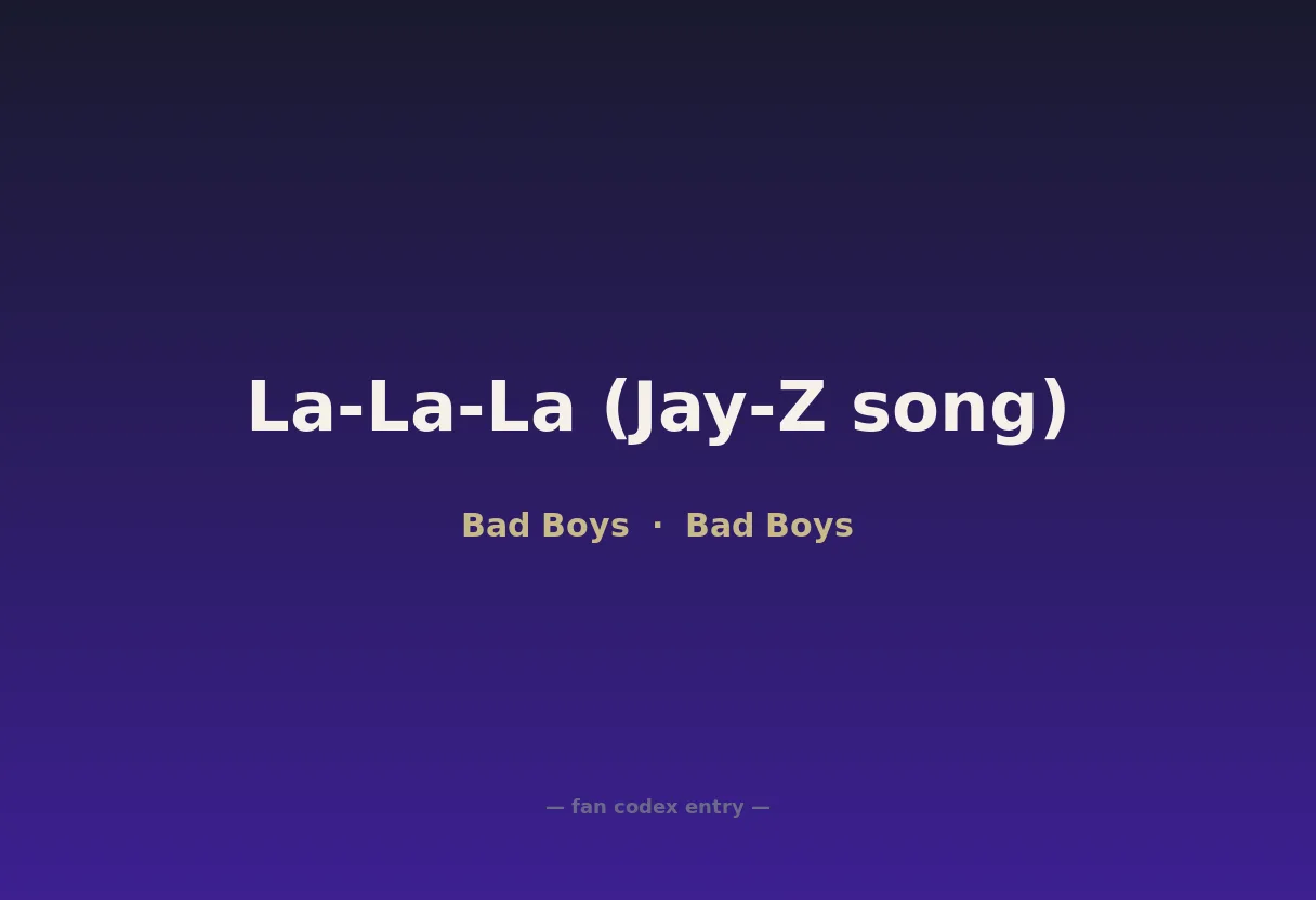 La-La-La (Jay-Z song)