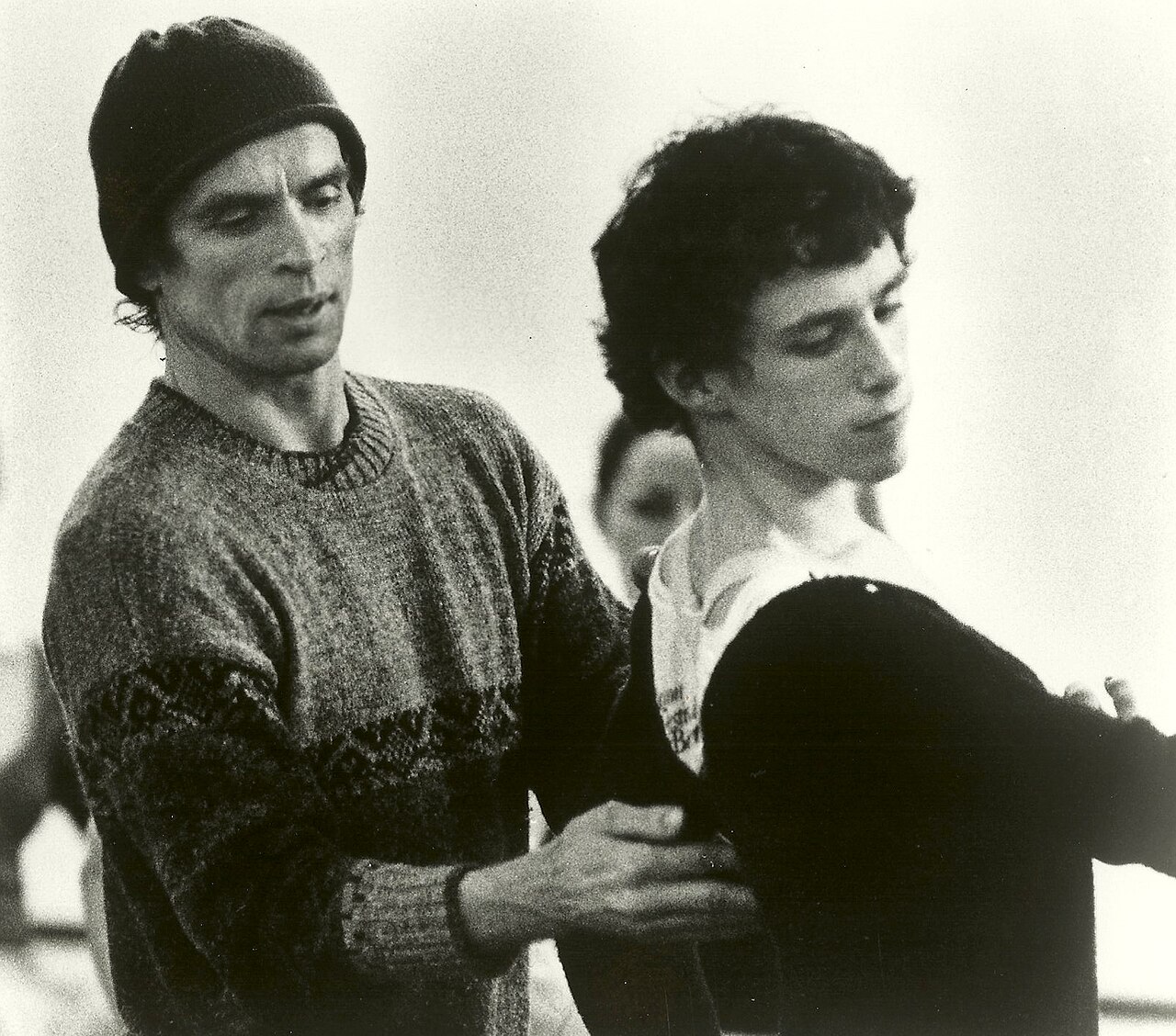 KC Ballet Devon Carney and Rudolph Nureyev in rehearsal for Don Quixote