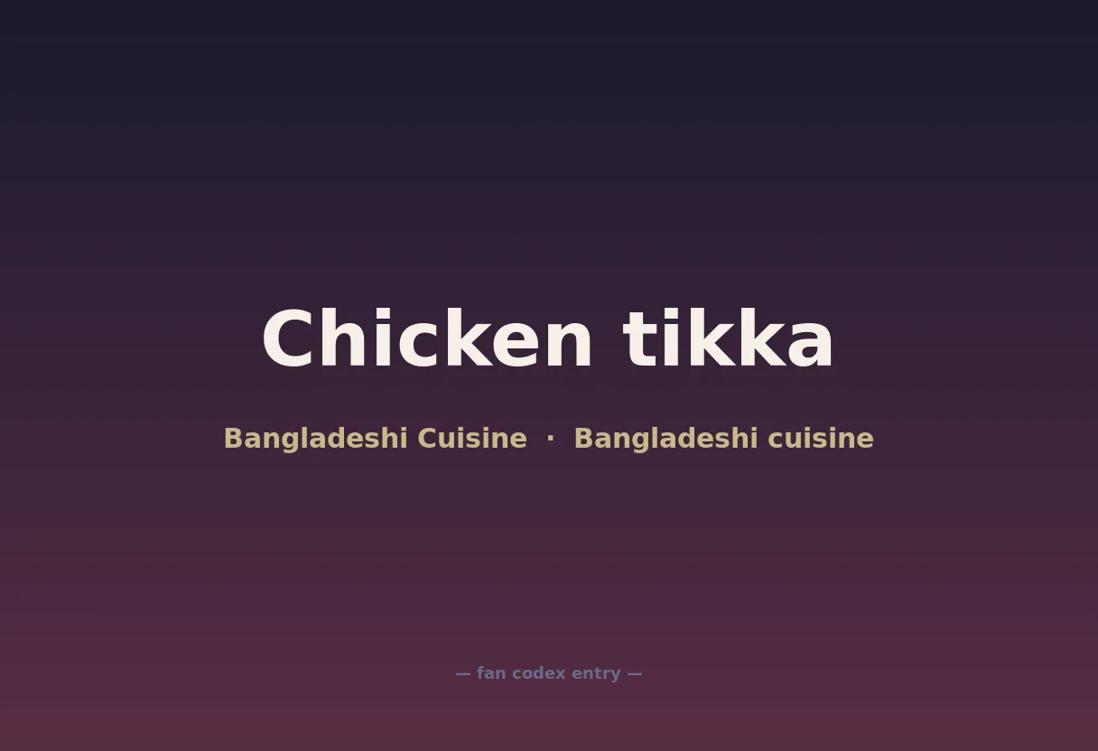 Chicken tikka