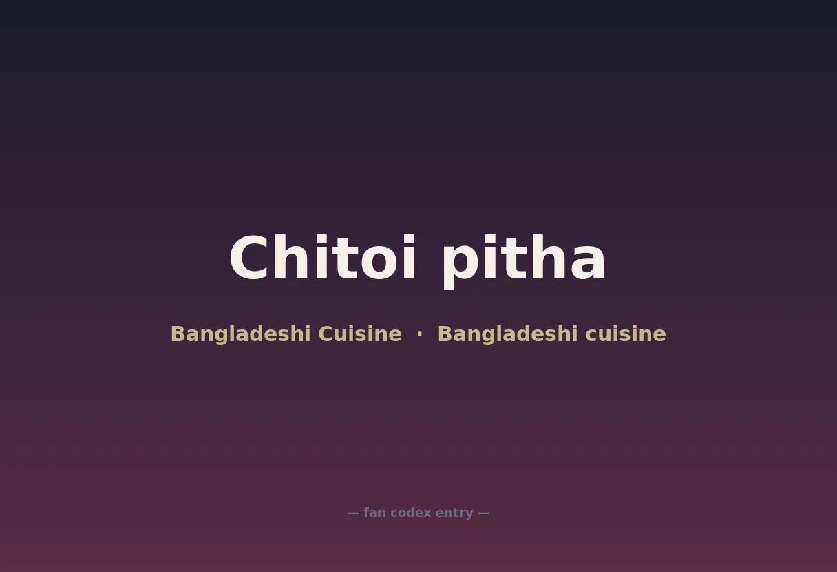 Chitoi pitha