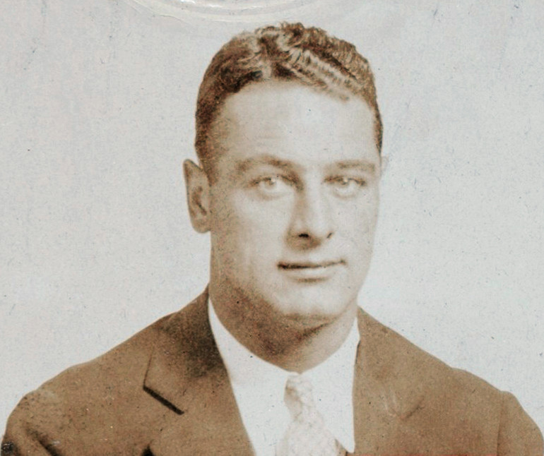 Lou Gehrig United States Passport Photo