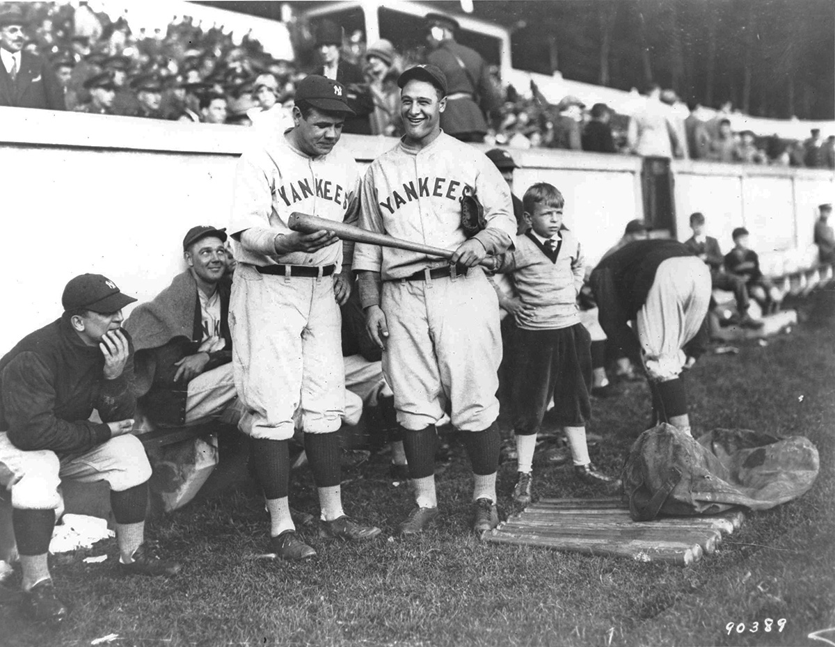 Babe Ruth & Lou Gehrig at West Point 1927