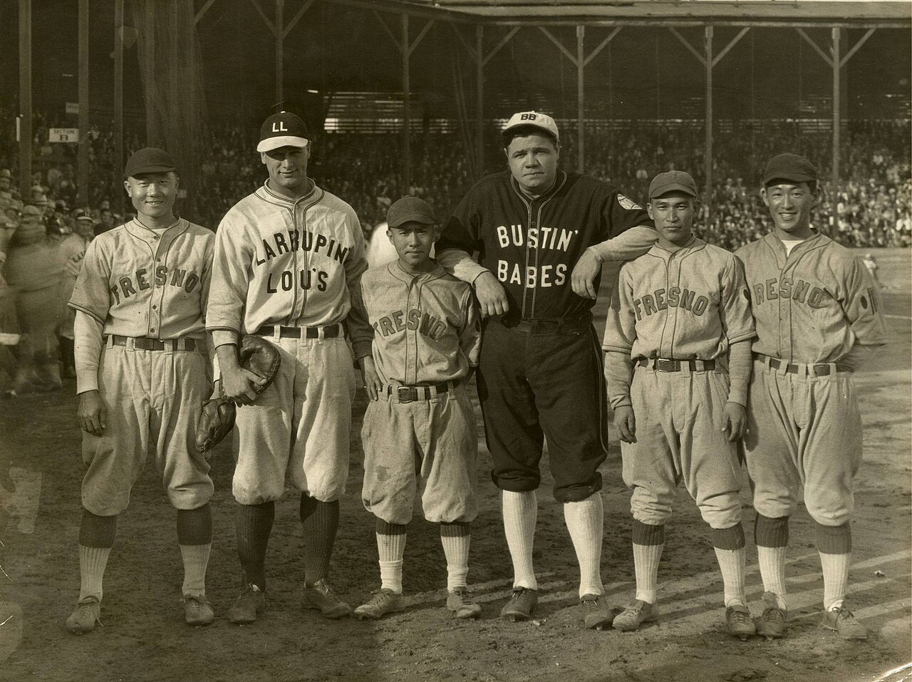 Babe Ruth Lou Gehrig 1927 barnstorming tour