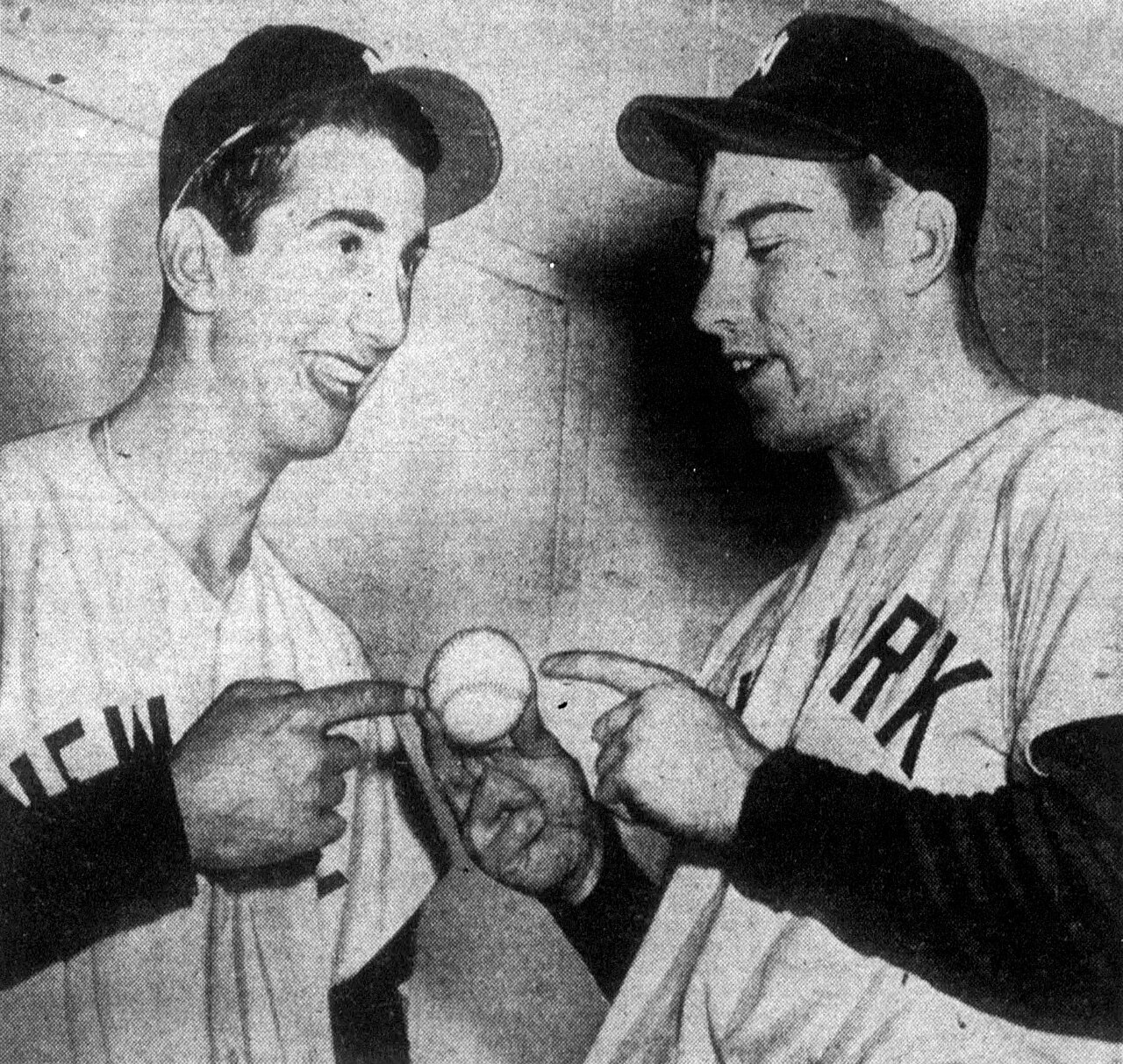 Billy Martin and Mickey Mantle 1953
