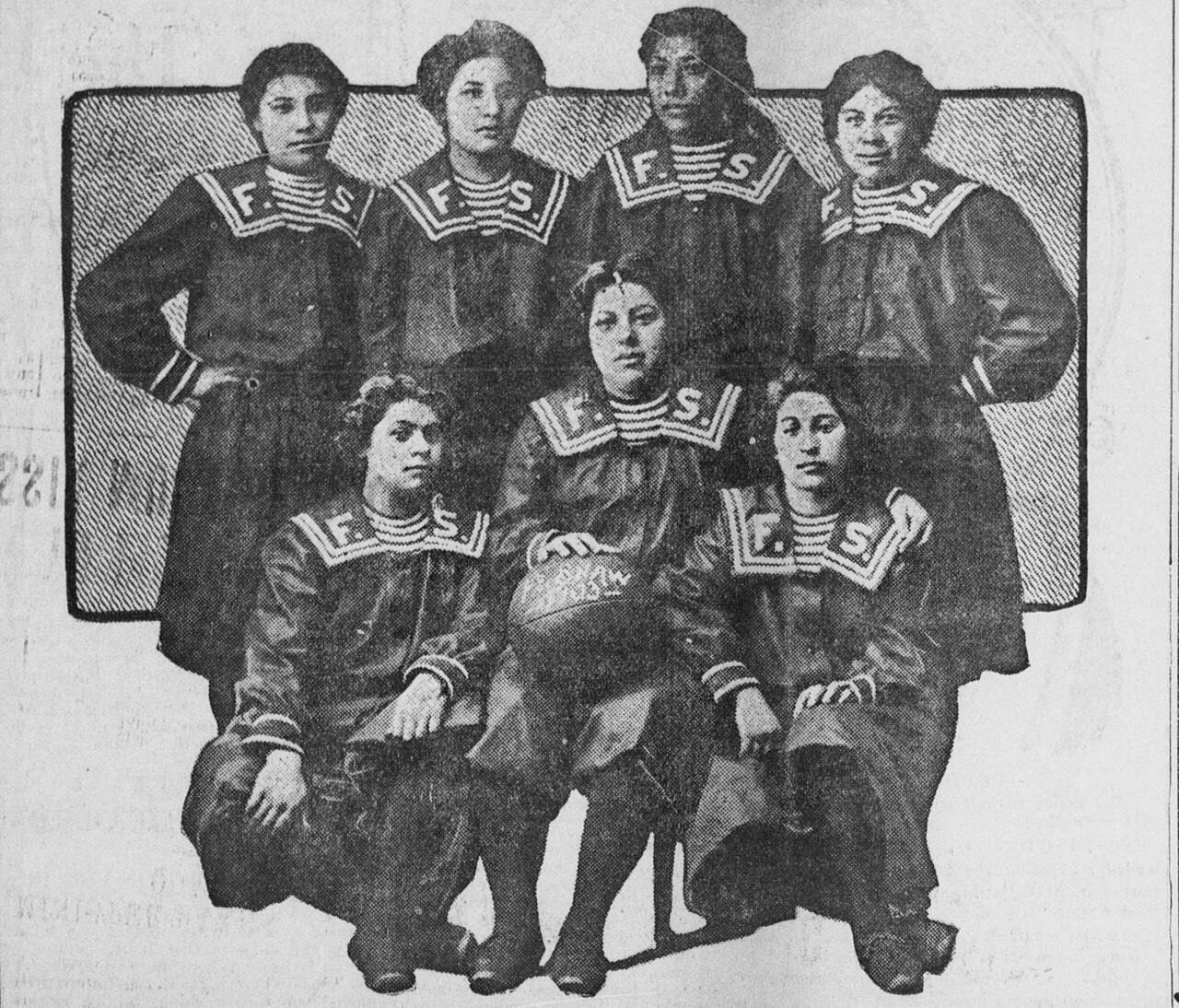 Fort Shaw Indian School Girls Basketball Team
