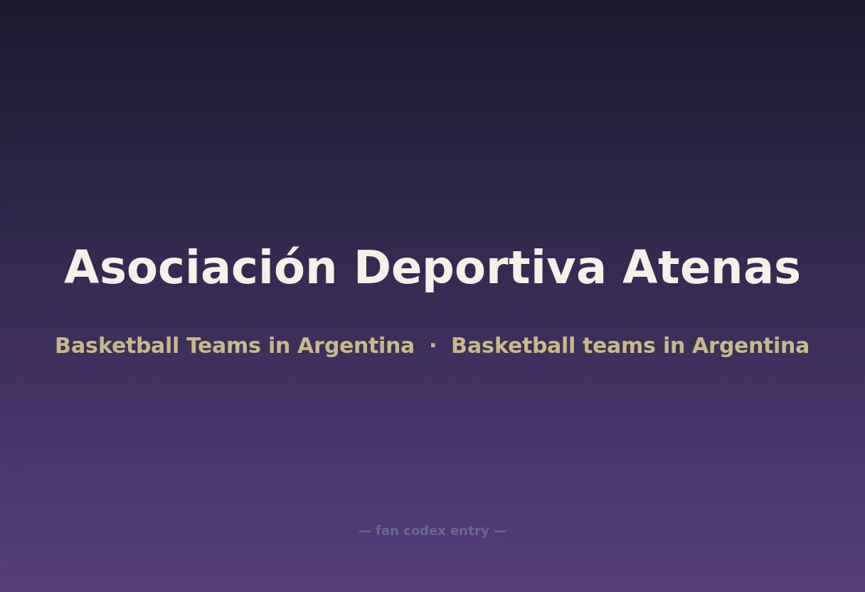 Asociación Deportiva Atenas