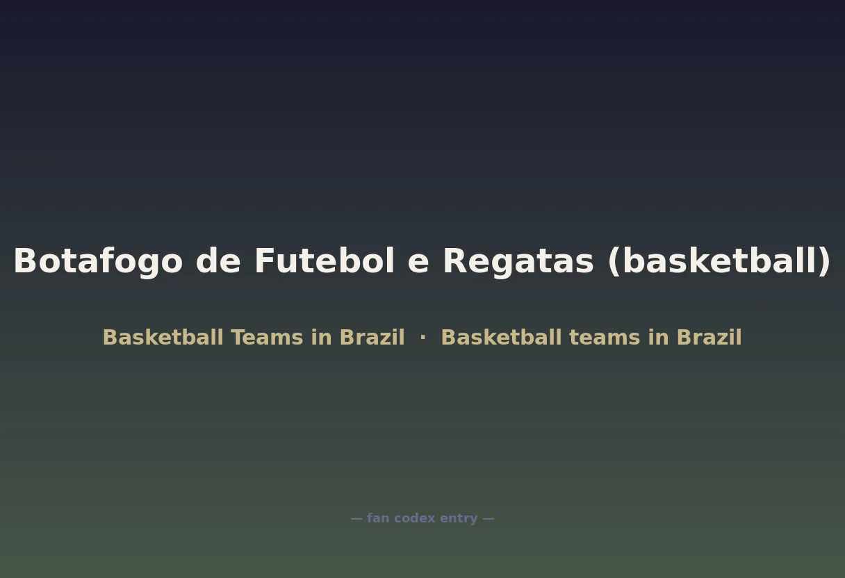 Botafogo de Futebol e Regatas (basketball)
