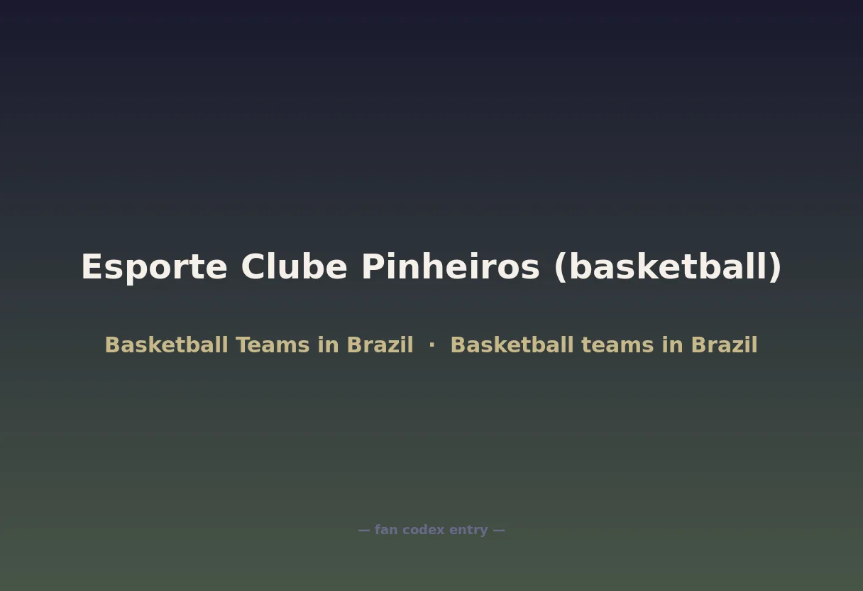 Esporte Clube Pinheiros (basketball)