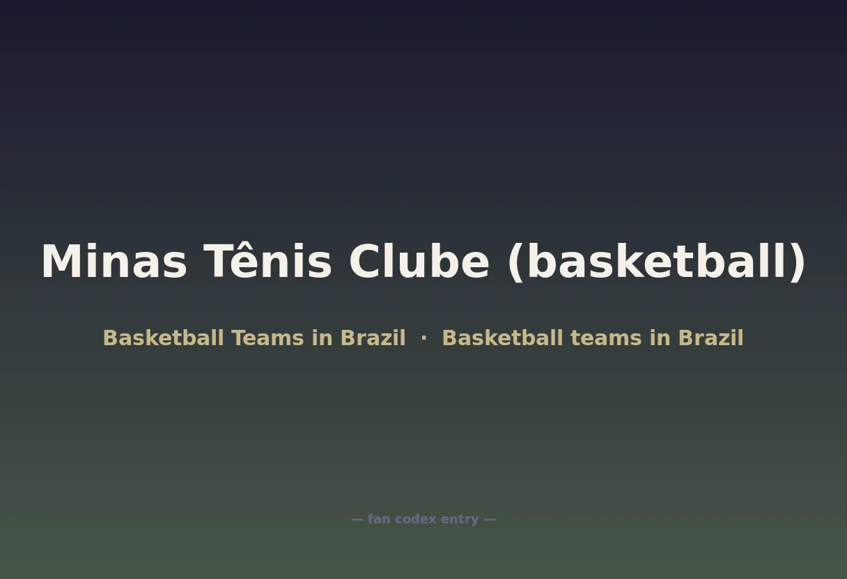 Minas Tênis Clube (basketball)