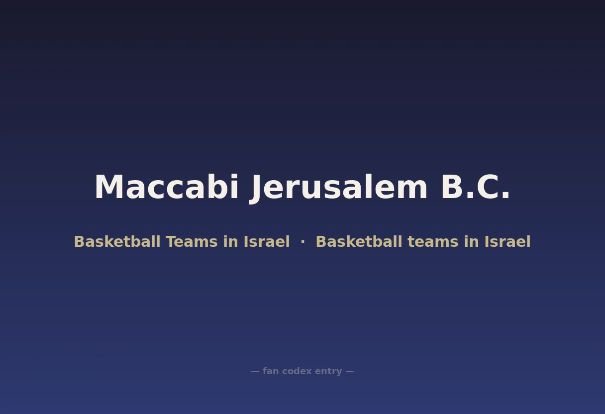 Maccabi Jerusalem B.C.
