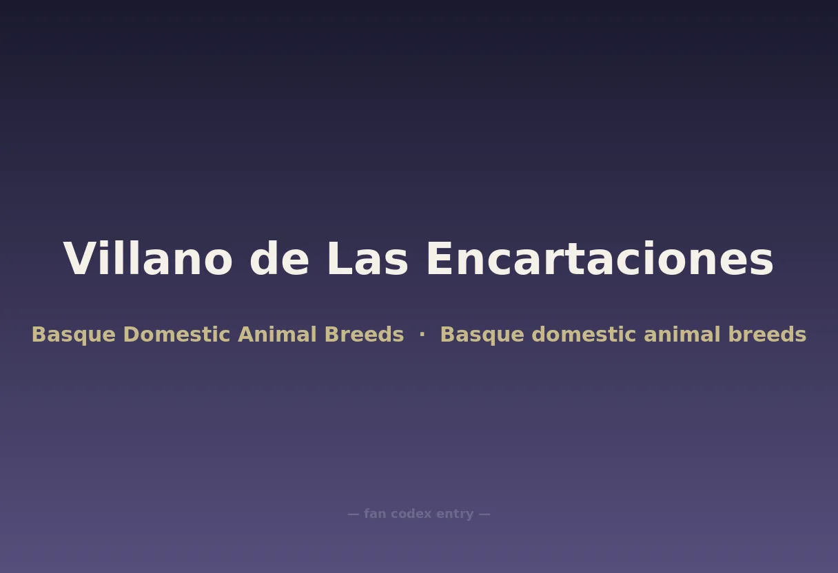 Villano de Las Encartaciones