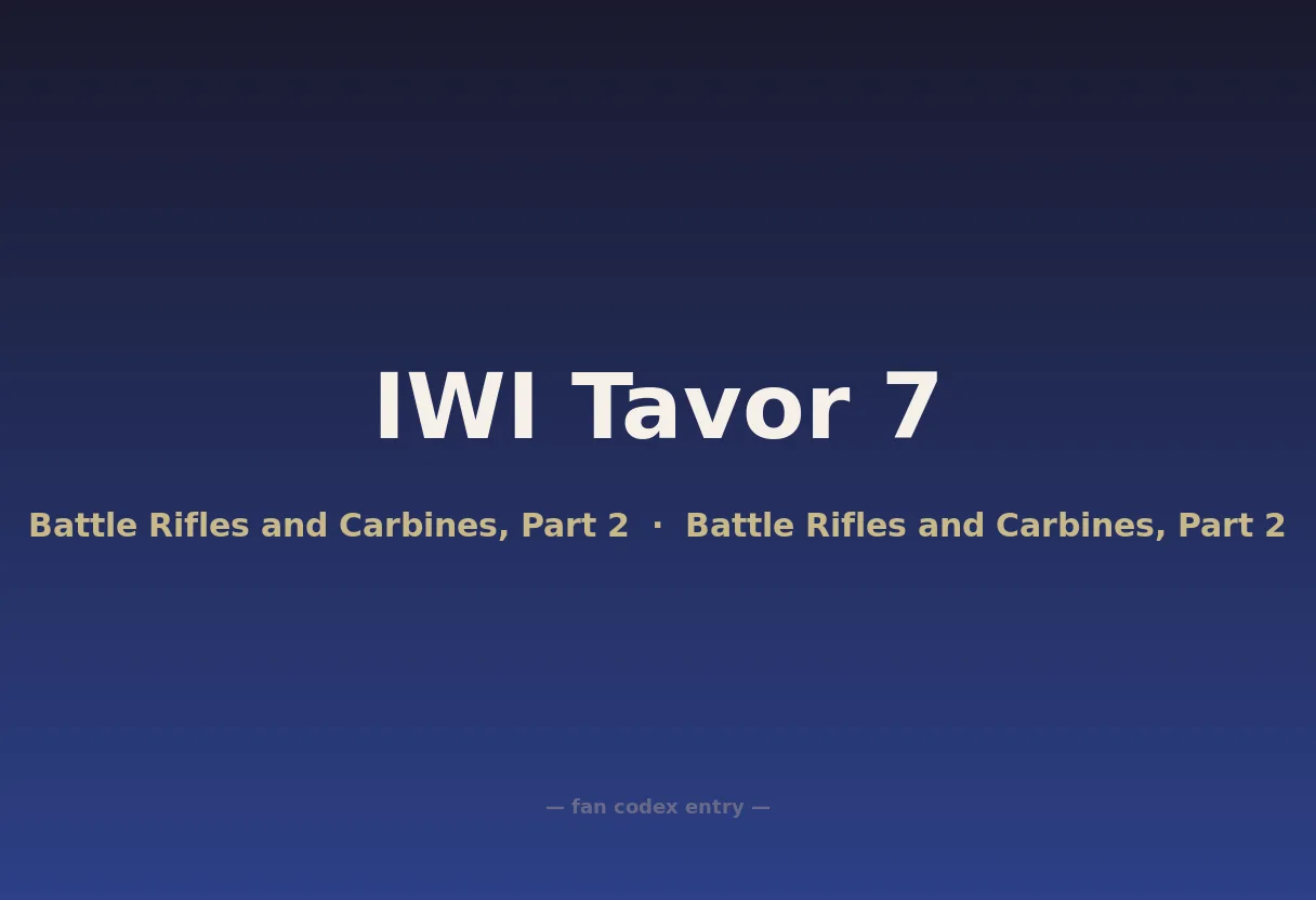 IWI Tavor 7