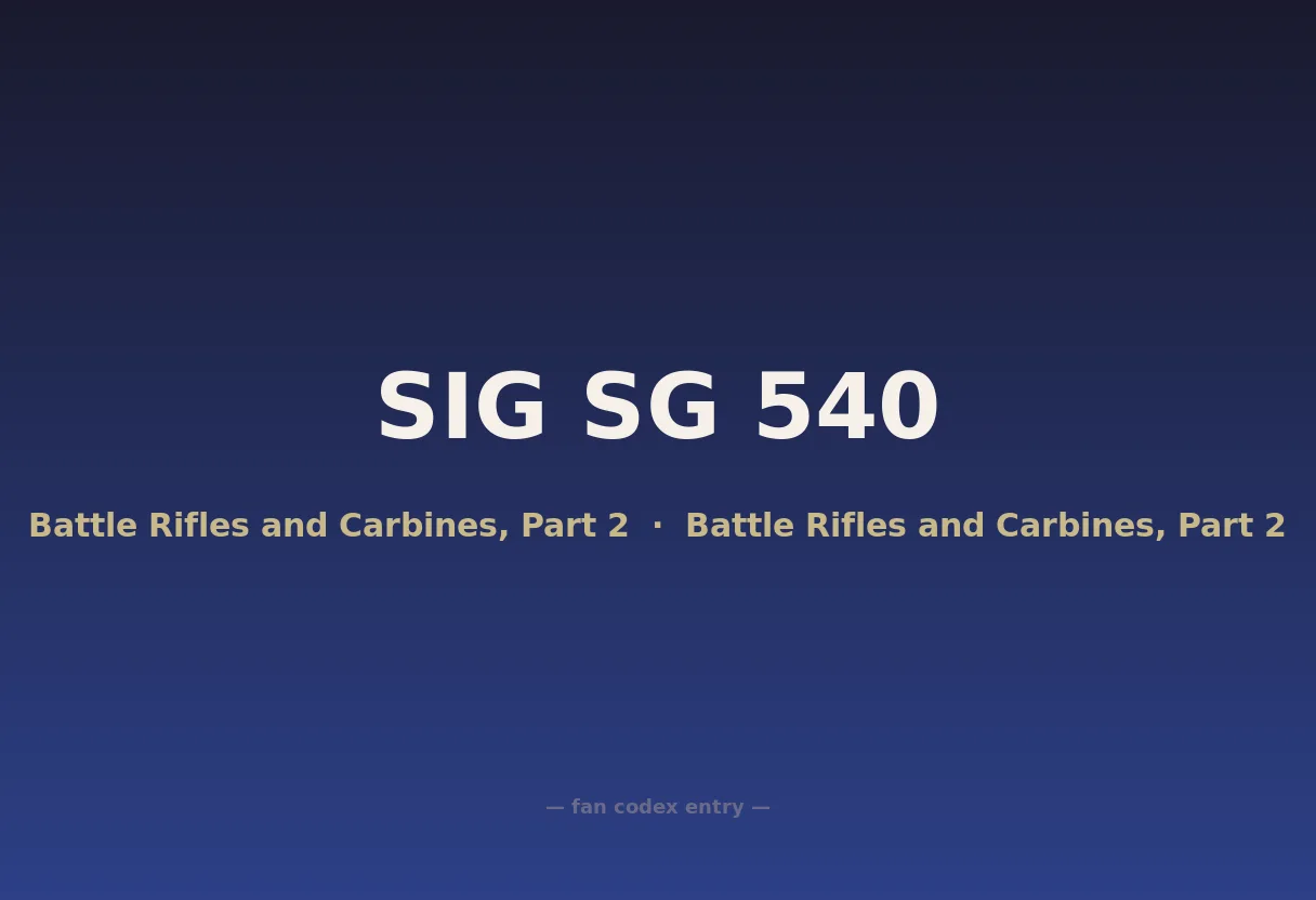 SIG SG 540