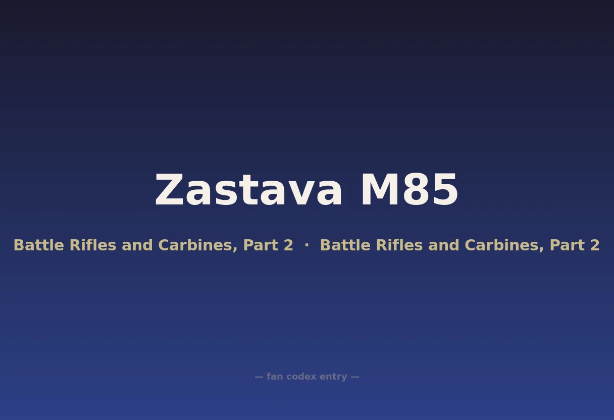 Zastava M85