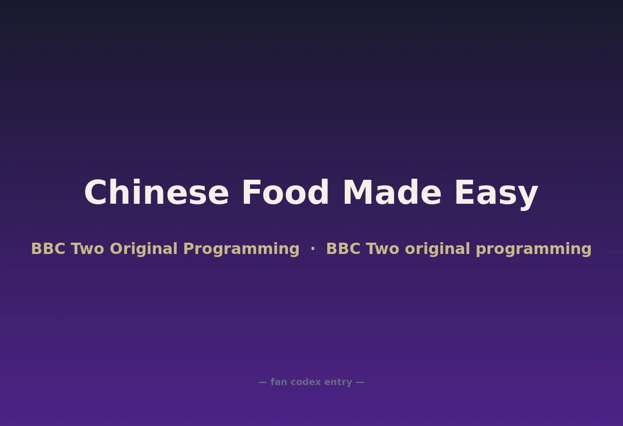 Chinese Food Made Easy