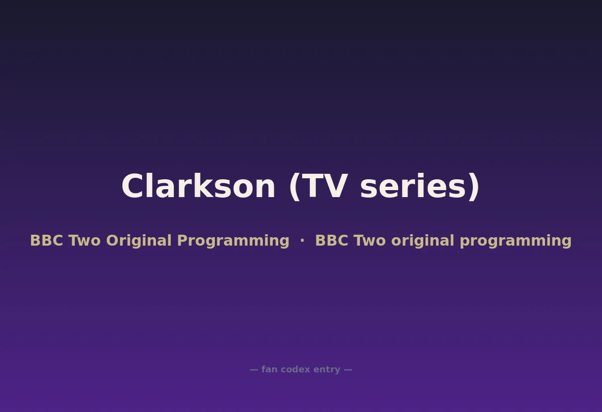 Clarkson (TV series)