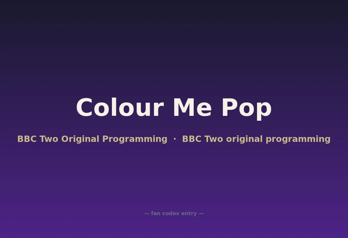 Colour Me Pop