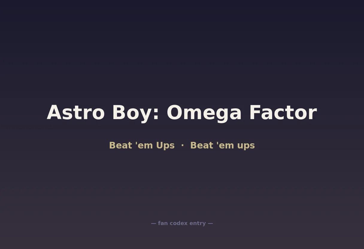 Astro Boy: Omega Factor