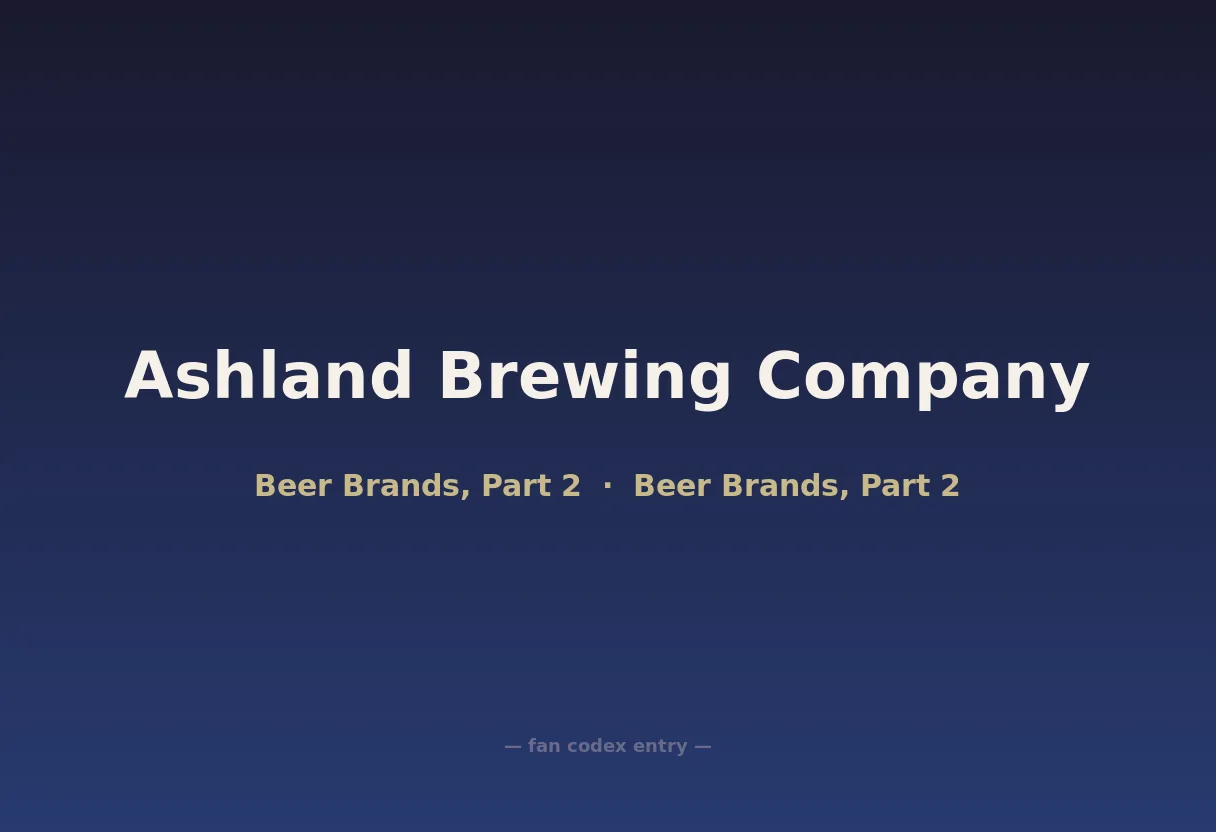 Ashland Brewing Company