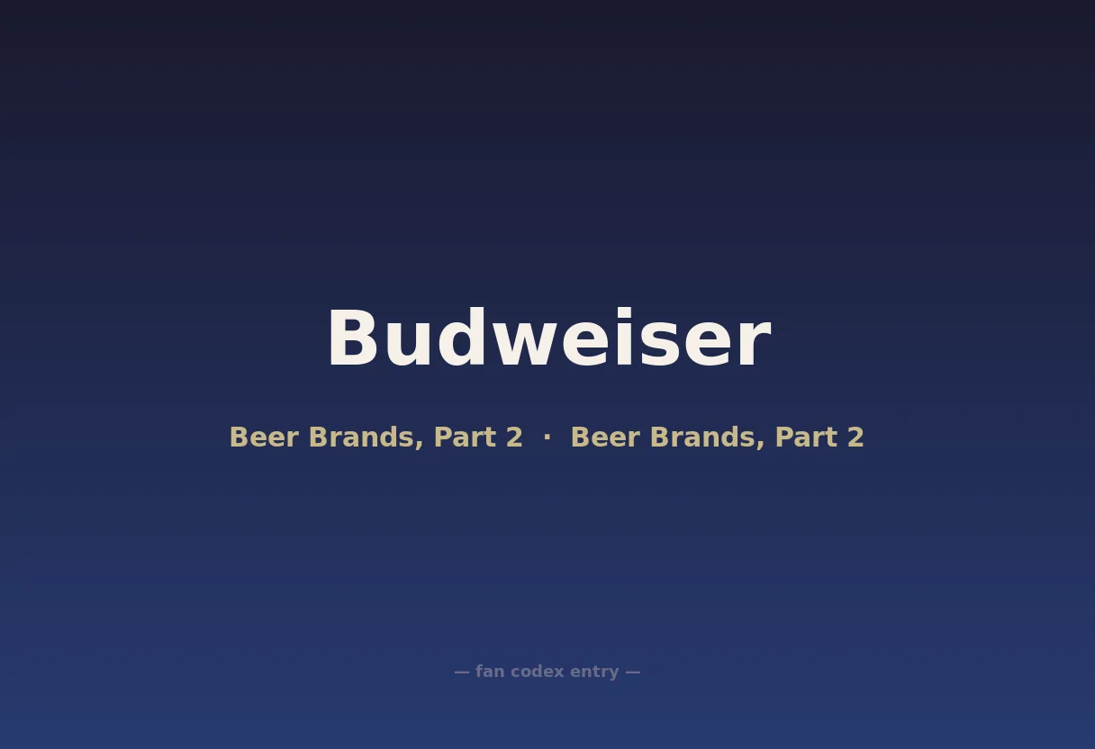 Budweiser