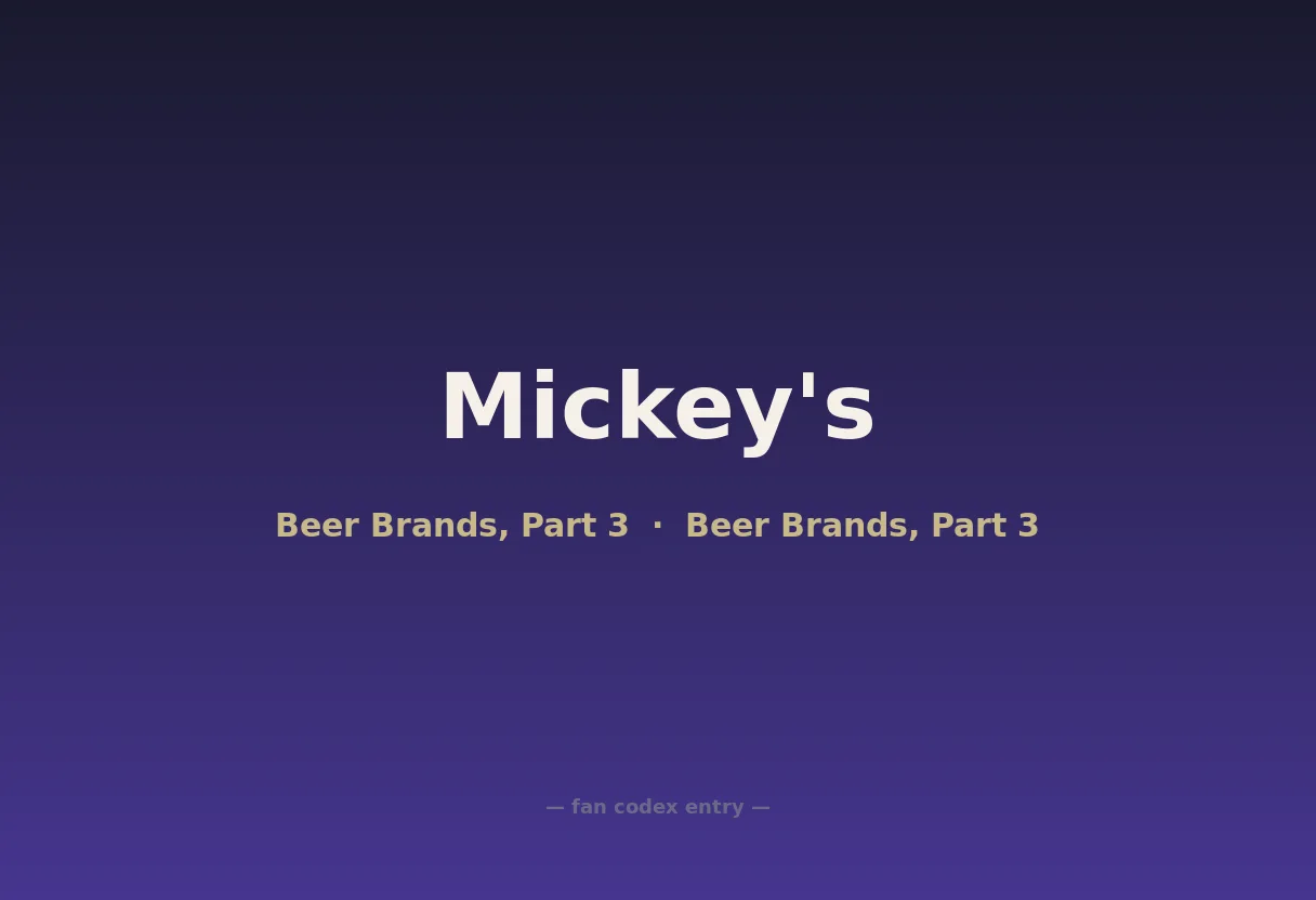Mickey's