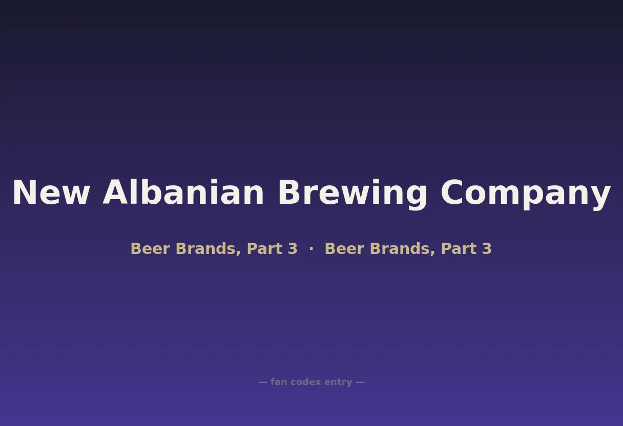 New Albanian Brewing Company
