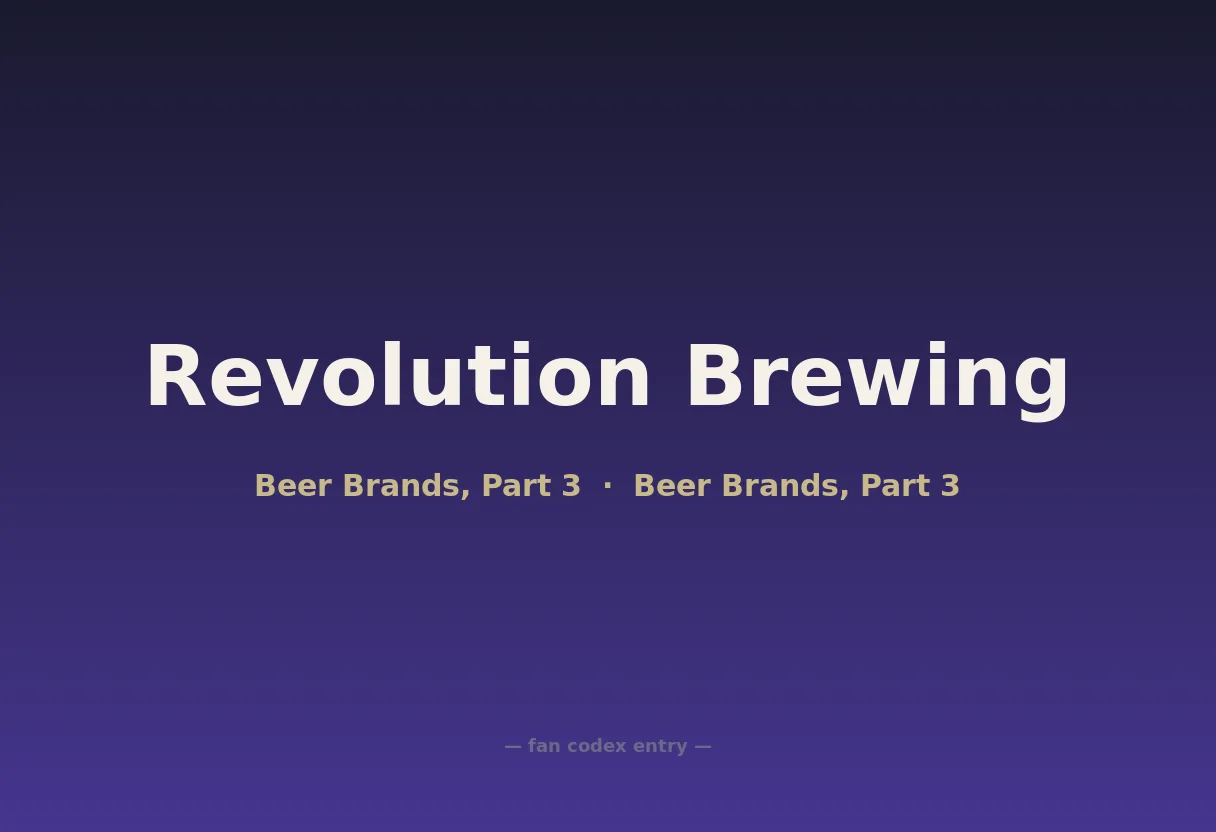 Revolution Brewing