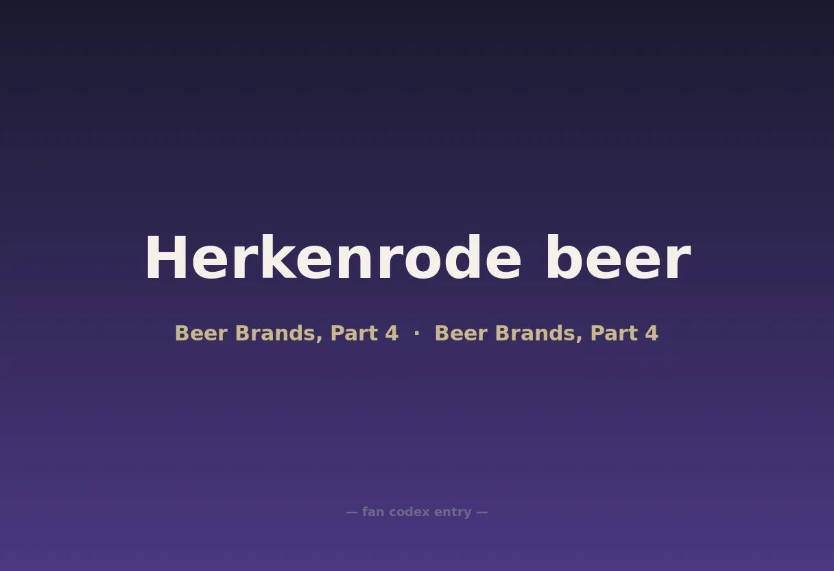 Herkenrode beer