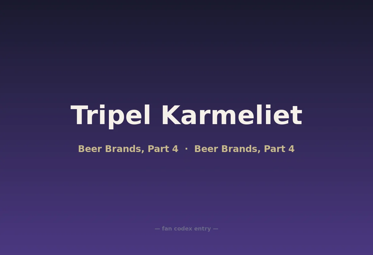 Tripel Karmeliet