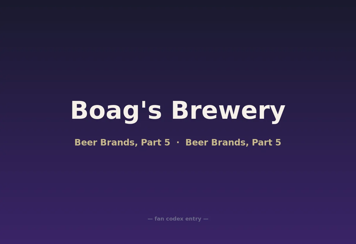 Boag's Brewery