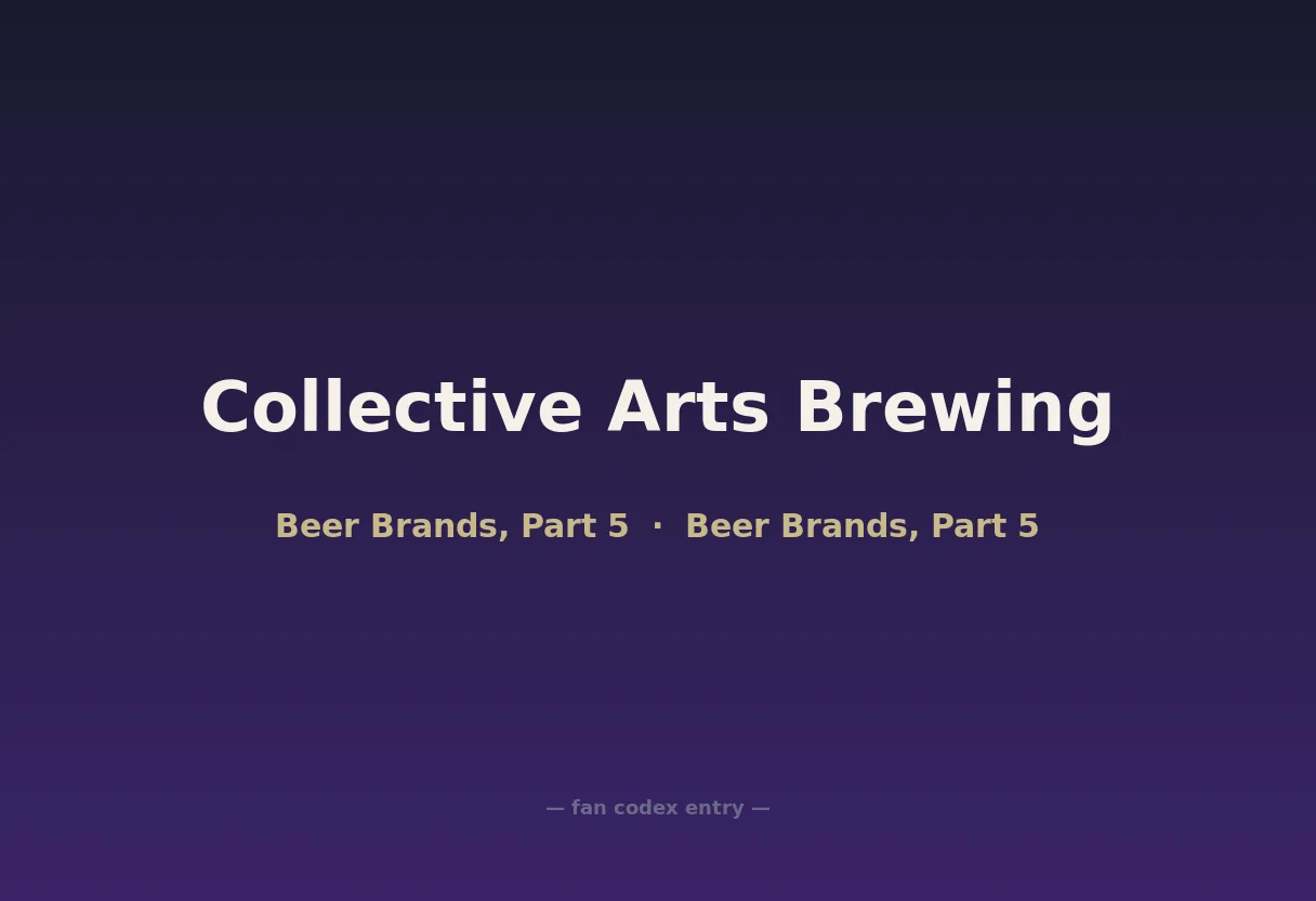 Collective Arts Brewing